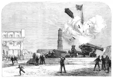 Fatal accident at Fort St. George, Madras, 1870. Creator: Unknown