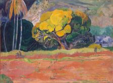 Fatata Te Moua, (At the Foot of a Mountain), 1892. Creator: Paul Gauguin