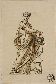 Fate with Urn, n.d. Creators: John Michael Rysbrack, Sir James Thornhill