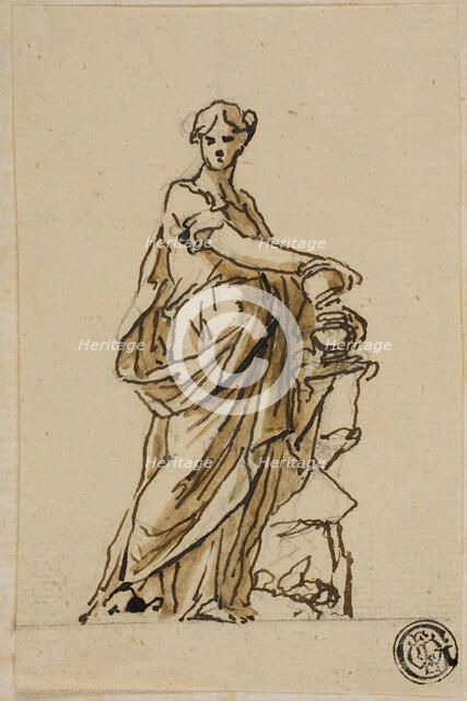 Fate with Urn, n.d. Creators: John Michael Rysbrack, Sir James Thornhill.