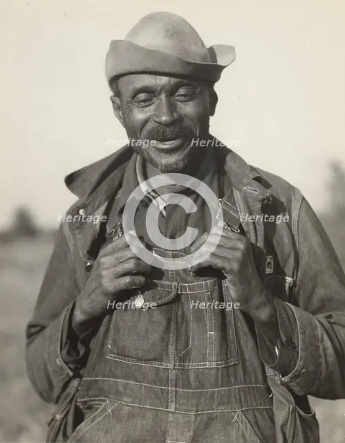 Father of Twenty-three Children, Gee's Bend, Alabama, 1937. Creator: Arthur Rothstein.