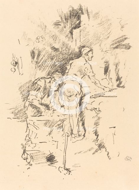 Father and Son, 1895. Creator: James Abbott McNeill Whistler.