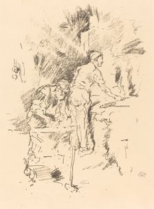 Father and Son, 1895. Creator: James Abbott McNeill Whistler
