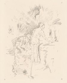 Father and Son, 1895. Creator: James Abbott McNeill Whistler