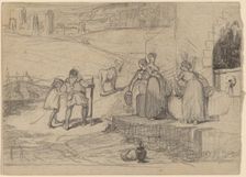 Father and Son, c. 1859. Creator: Elihu Vedder
