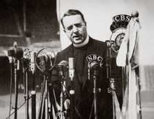 Father Charles E Coughlin, Canadian-born Catholic priest, late 1930s. Creator: Unknown