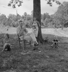 Father crippled with rheumatism, Orange County, North Carolina, 1939. Creator: Dorothea Lange