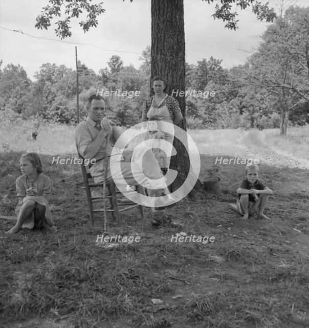 Father crippled with rheumatism, Orange County, North Carolina, 1939. Creator: Dorothea Lange.