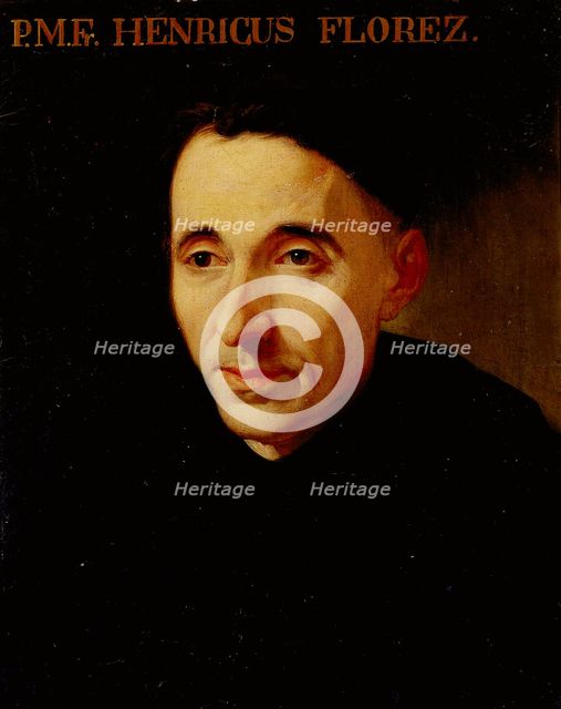 Father Enrique Flórez, mid 18th century. Creator: Andrés de la Calleja.