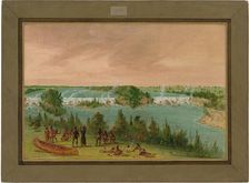 Father Hennepin and Companions at the Falls of St. Anthony. May 1, 1680, 1847/1848. Creator: George Catlin