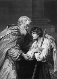 Father, I have sinned against heaven...and am no more worthy to be called thy son 19th century. Creator: H Robinson