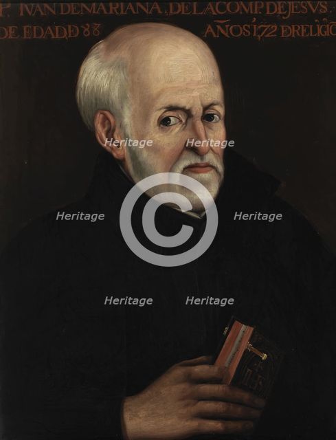 Father Juan de Mariana, c1878. Creator: Matias Moreno.