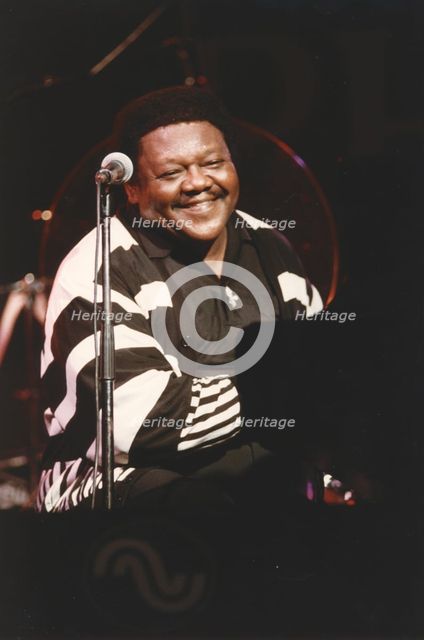 Fats Domino, Jazz Mecca, Maastricht, Belgium, 1992. Creator: Brian Foskett.