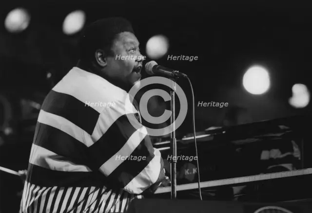 Fats Domino, Maastricht Jazz Mecca, Netherlands, 1992. Creator: Brian Foskett.