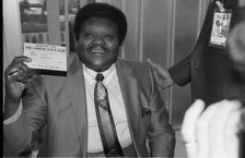 Fats Domino, Royal Festival Hall, London, 1985. Artist: Brian O'Connor