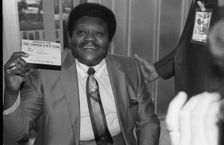Fats Domino, Royal Festival Hall, London, 1985. Artist: Brian O'Connor