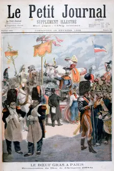 Fatted ox celebrations in Paris, 1896. Creator: F Meaulle