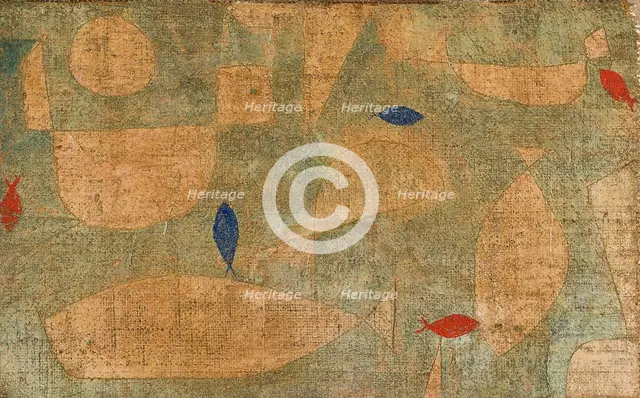 Fattened and ornamental Fishes, 1938. Creator: Klee, Paul (1879-1940).