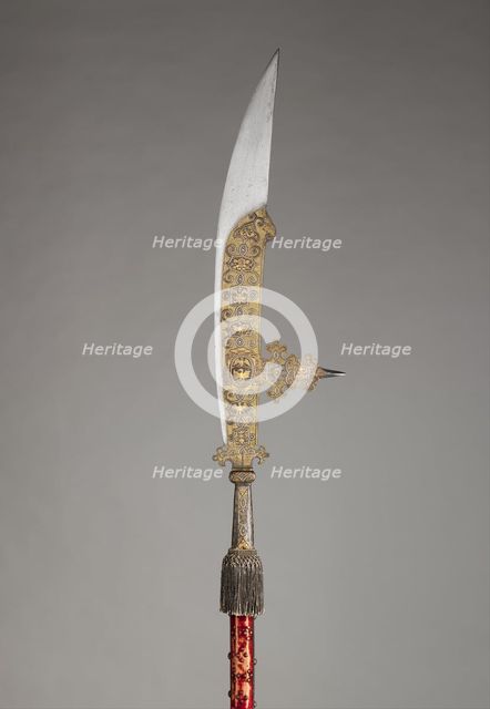Fauchard of the Bodyguard of Cardinal Scipione Borghese-Caffarelli, Italian, ca. 1600-1610. Creator: Unknown.
