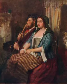 Faults on Both Sides 1861, (1911). Artist: Thomas Faed