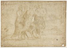 Faun and Nymphs, n.d. Creator: Unknown