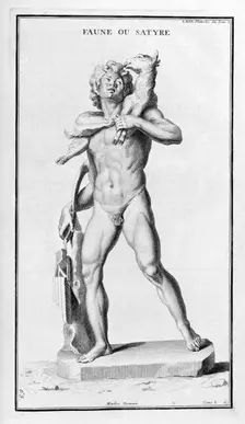 Faun or Satyr, after a Roman statue 1757. Artist: Bernard de Montfaucon
