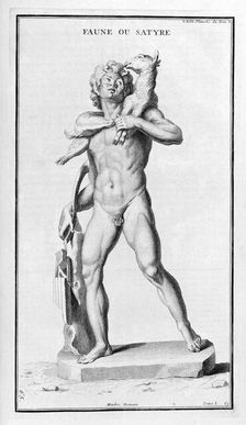 Faun or Satyr, after a Roman statue 1757. Artist: Bernard de Montfaucon