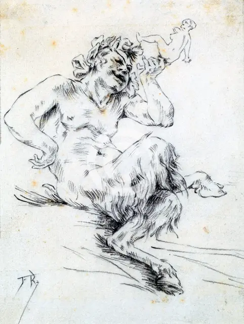 'Fauna', c1850-1898. Artist: Felicien Joseph Victor Rops
