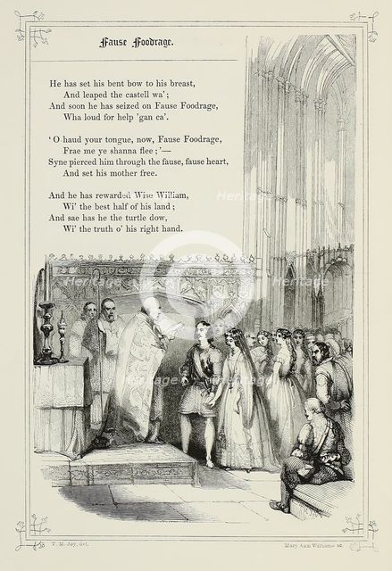 Fause Foodrage, 1842.  Creator: Mary Ann Williams.
