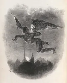 Faust, 1828., 1828. Creator: Eugene Delacroix