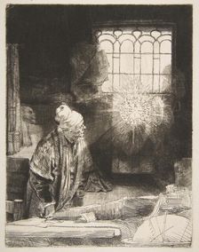 Faust, ca. 1652. Creator: Rembrandt Harmensz van Rijn