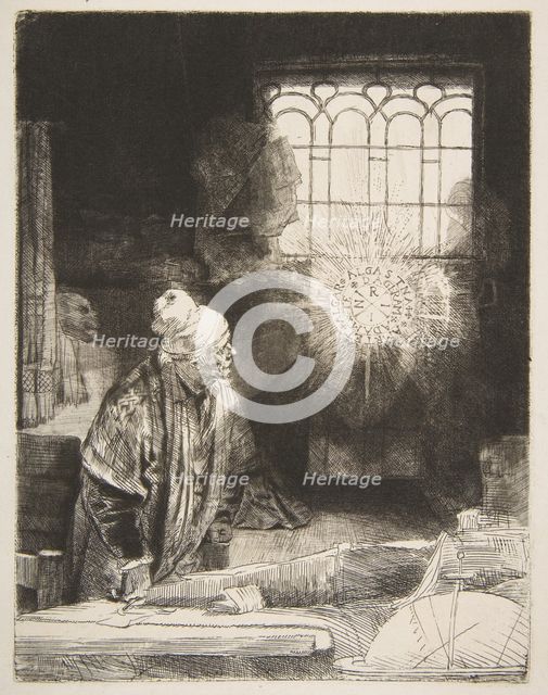 Faust, ca. 1652. Creator: Rembrandt Harmensz van Rijn.