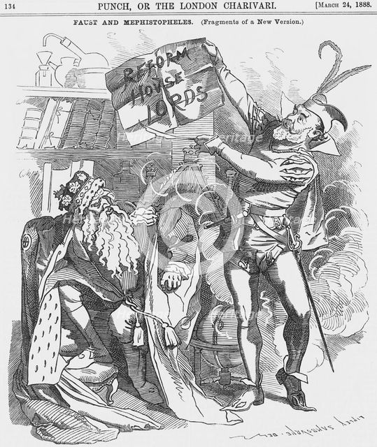 'Faust and Mephistopheles', 1888. Creator: Unknown.