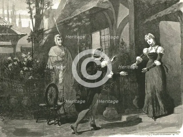 '"Faust" at the Lyceum Theatre', 1886.  Creator: Walter Wilson.