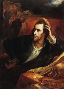 Faust dans son cabinet, c.1848. Creator: Ary Scheffer