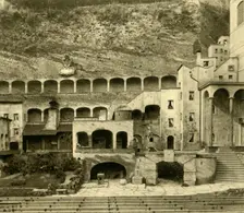 Faust Town in the Felsenreitschule, Salzburg, Austria, c1935. Creator: Unknown