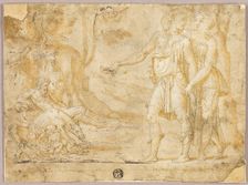 Faustulus and Merentia Discover Romulus and Remus, n.d