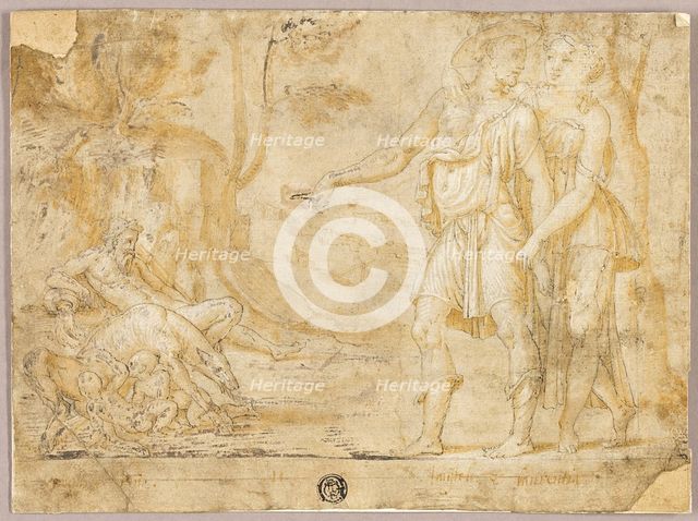 Faustulus and Merentia Discover Romulus and Remus, n.d.