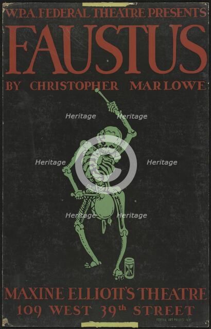 Faustus, New York, [1936]. Creator: Unknown.