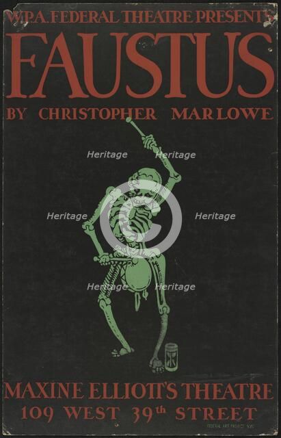 Faustus, New York, [1936]. Creator: Unknown.