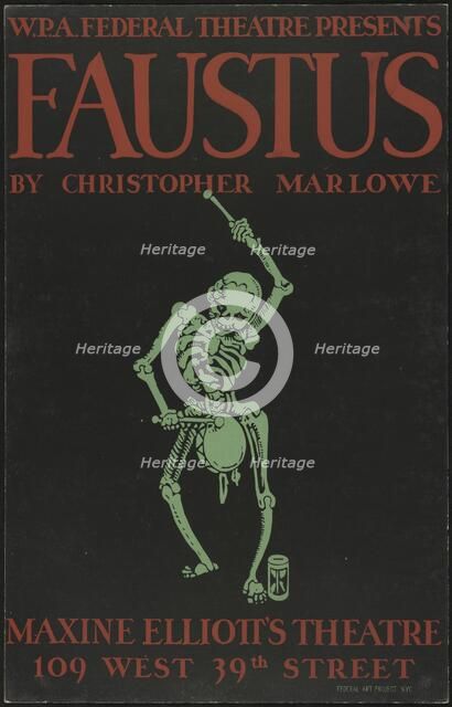 Faustus, New York, [1936]. Creator: Unknown.