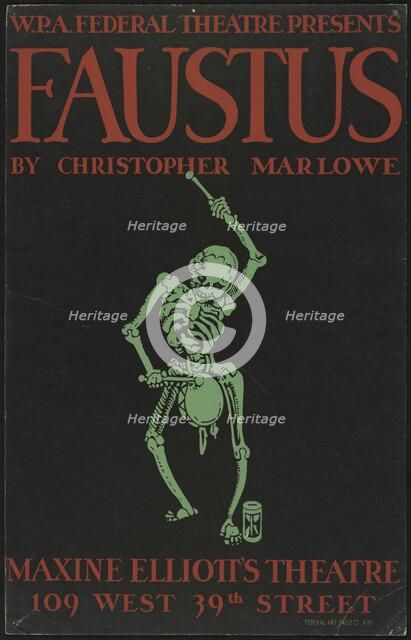 Faustus, New York, [1936]. Creator: Unknown.