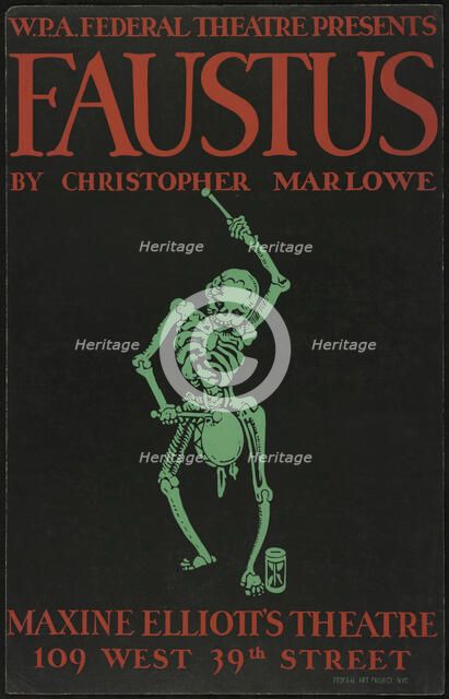 Faustus, New York, 1937. Creator: Unknown.