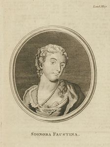 Faustina Hasse, born Bordoni (1697-1781), 1777