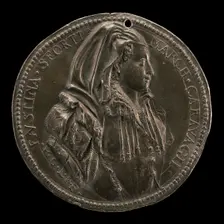 Faustina Sforza, born c. 1532, Marchioness of Caravaggio 1546, c. 1572. Creator: Vincenzo di Giovanni Lupicini