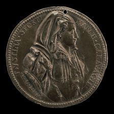 Faustina Sforza, born c. 1532, Marchioness of Caravaggio 1546, c. 1572. Creator: Vincenzo di Giovanni Lupicini