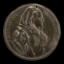 Faustina Sforza, born c. 1532, Marchioness of Caravaggio 1546, c. 1572. Creator: Vincenzo di Giovanni Lupicini