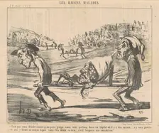 Faut pas vous désoler comme ca ..., 19th century. Creator: Honore Daumier