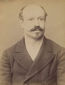 Favre. Sébastien. 36 ans, né à St étienne (Loire). Négociant. Port d'arme prohibée, anarch..., 1894. Creator: Alphonse Bertillon