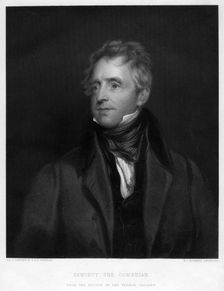 Fawcett, the Comedian 1828 (19th century). Artist: WJ Edwards